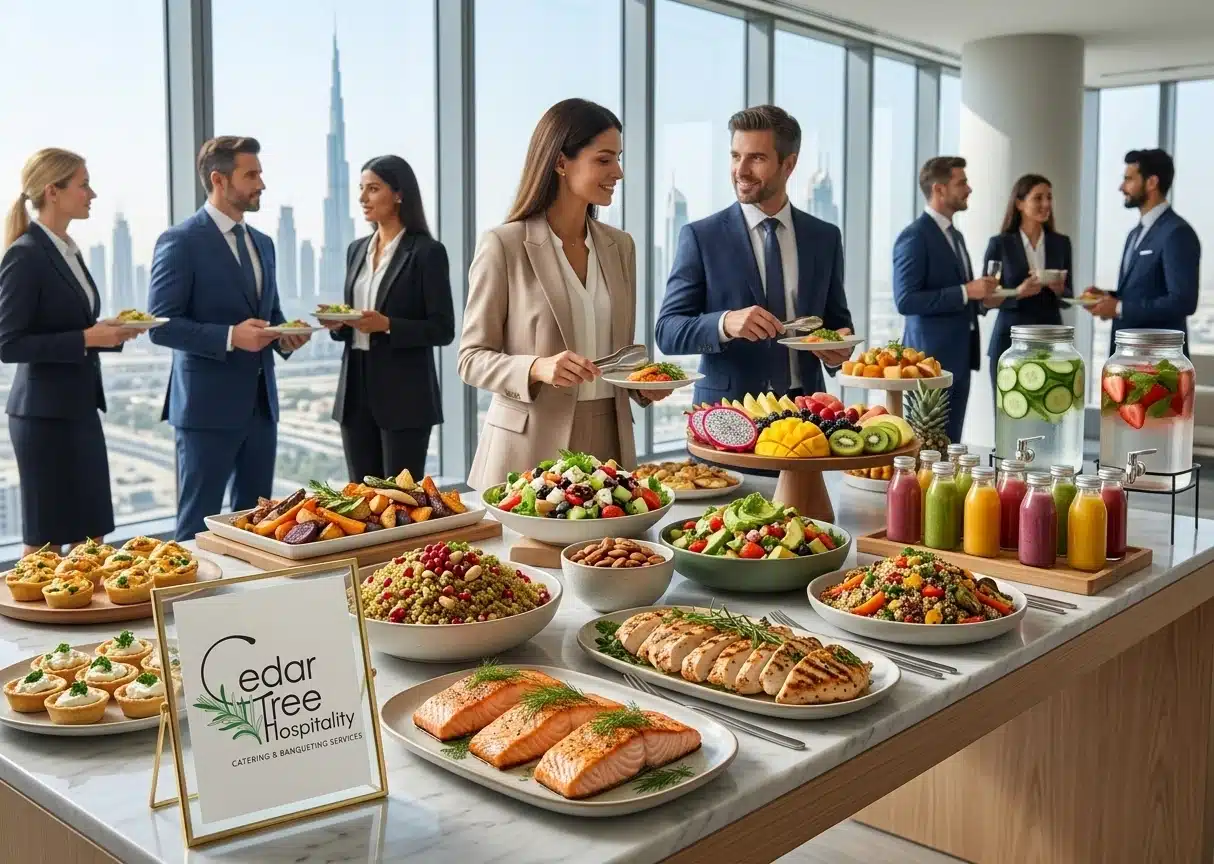 Healthy Corporate Catering in Dubai by Cedar Tree Catering
